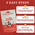 thumbnail image 3 of Salsa Queen Gourmet Freeze-Dried Zesty Cantina Salsa | Fresh Ingredients | 3+ year life | No Refrigeration Needed | Vegan, Keto, and Gluten Free | Camping, Travel, Outdoors, Space Travel, 3 of 6