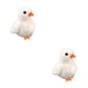 thumbnail image 2 of Bewildely Animal de peluche de juguete animales de peluche animales de granja decoración del hogar para niños regalos pollo blanco 2piezas pollo blanco 14 cm, 2 of 6