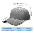 thumbnail image 5 of Cheetah Pattern Baseball Cap Structured 6-Panel Design - Breathable Sun Protection Hat for Men & Women, 5 of 5