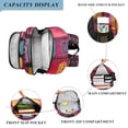 thumbnail image 3 of FORMRS Unisex School Backpack 17" Student Travel Bag with Laptop Compartment, Purple Jar, 3 of 7
