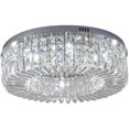 thumbnail image 1 of Nordic Luxury Crystal Ceiling Chandelier Modern Gold Chrome Led Pendant Light for Living Room Bedroom Hotel Hall Indoor Decor My Lux Decor Round, 1 of 8