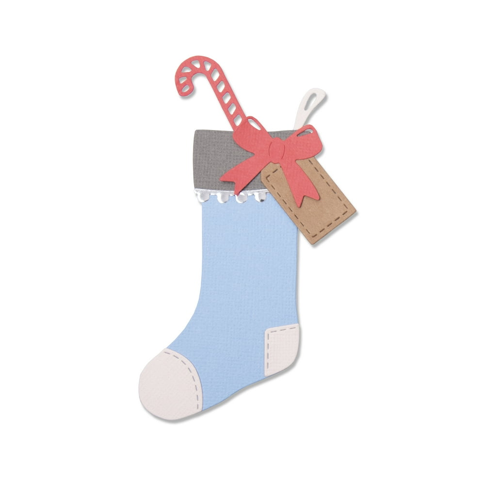 Sizzix Thinlits Die Set 7PK Christmas Stocking by Sophie Guilar ...