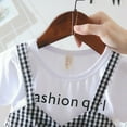 thumbnail image 4 of Lovebay Newborn Baby Girls Plaid Strap Casual Dress Summer Fake 2pc Knit Tops Sun Dress Beach Sundress, 4 of 7