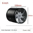 thumbnail image 5 of 6Inch Pipe Exhaust Fans Metal Pipe Ventilation Exhaust Fans, 5 of 5