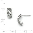 thumbnail image 2 of Brilliant Embers  Sterling Silver Rhodium-Plated CZ Post Earrings, 2 of 2