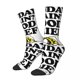 thumbnail image 2 of Calcetines deportivos antideslizantes con diseño alocado y cálido para mujer y hombre, de Peanuts, Charlie Brown, Monday Good Grief, Snoopy, 2 of 5