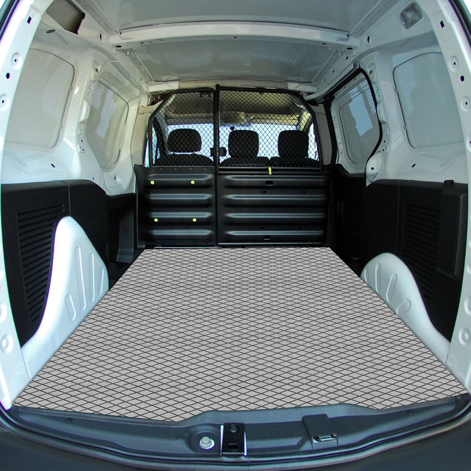 Gray+Black EVA Anti-Skid Mat, 94×35in 6mm Thick Non-Adhesive Installation Mat for Boat Yacht Kayak Deck