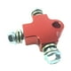 thumbnail image 5 of Manguera de aceite de freno, conector de 3 vías, soporte de tubo de montaje de línea de freno extendida, tornillo incluido para motocicleta ATV y Rojo, 5 of 8