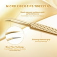 thumbnail image 4 of NAGARAKU AG Series High-Density Fiber Tip Anti-Slip Professional Tweezers for Eyelash Extensions AG-02, 4 of 7