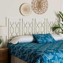 bali & pari Sampson Boho Standalone Headboard, King, White
