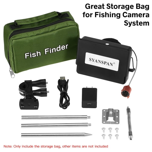 Amdohai Fish Finder Storage Bag Carrying Case for 4.3 Inch Underwater Ice  Fishing Camera Fishing Tackle