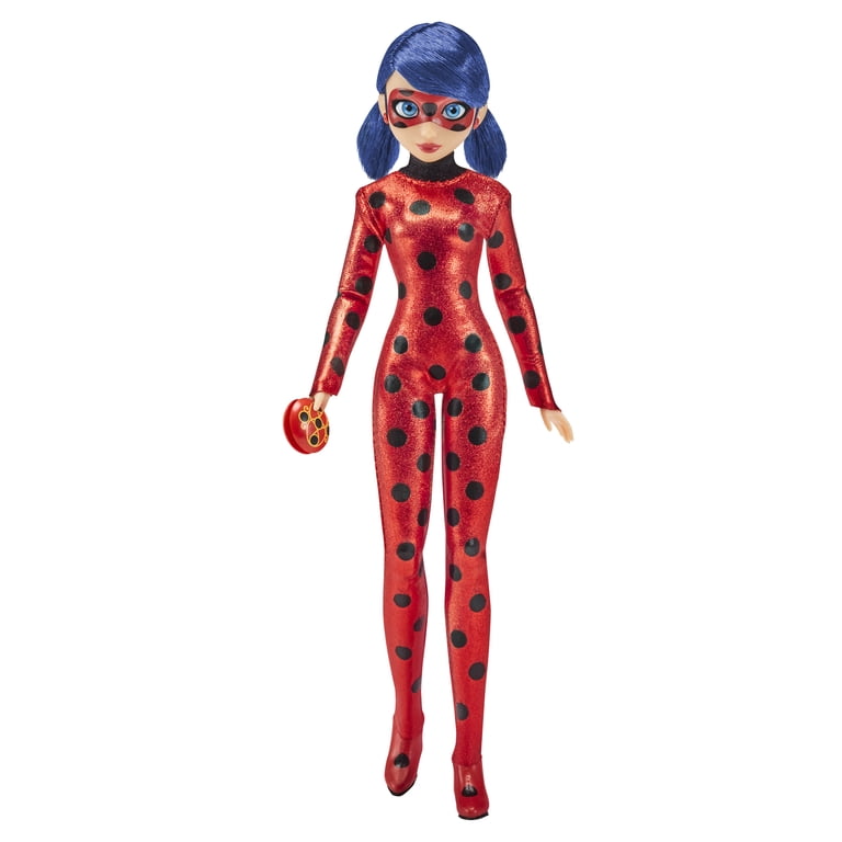 Peluche De Miraculous Ladybug De BANDAI - 15 Cm De Felpa Suave, Modelo Aleatorio De Ladybug O Cat Noir (P50690)