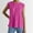 Hot Pink, variant on SNKSDGM Women's Plus Beach Vacation Clothes for Women Plus Size Tops for Women 5X-6X Women's Fashion Casual Loose Round Neck Hollowed out Solid Color T Shirt L