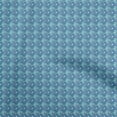 thumbnail image 1 of oneOone Tissu Polyester Spandex Bleu Moyen Matériau de Robe Rétro Tissu Imprimé au Mètre 56 Pouces de Large, 1 of 5