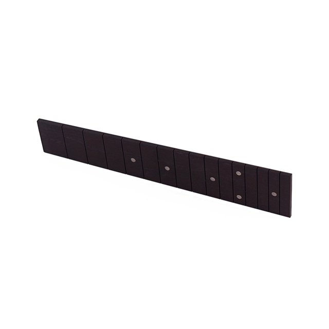 maskred Professional Ukulele Fingerboard Fretboard Dark Wood Concert Stringed Neck Portable Repairing Spare Parts Learners 21 Inch
