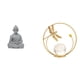 thumbnail image 1 of Escultura De Bola De Cristal De Mono Y Buda, Estatua En Miniatura, Adorno Para Hotel, Patio, Pasillo, Chimenea, Dormitorio, Sala De Estar Y Oficina., 1 of 8