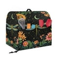 thumbnail image 5 of TSOVTHRID Dragonfly Sunflower Print Kitchen Mixer Cover Foldable Small Appliance Cover Moon Star Pattern Waterproof Dust Cover Accessories Decor for Kitchen Aid Mixer Cover,S, 5 of 7