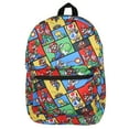 thumbnail image 2 of Super Mario Backpack Multi Character Video Game School Laptop Travel Backpack 17", 2 of 6