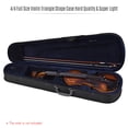 thumbnail image 2 of Graflsoa Durable Nylon 4/4 Violin Case with Foam Padding, Deep Blue Interior, Shoulder Straps & Accessory Compartment, 2 of 7