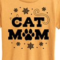 thumbnail image 3 of Instant Message - Cat Mom - Women's Short Sleeve Graphic T-Shirt, 3 of 7