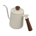 thumbnail image 4 of Hervidor de café para Verter Hervidor de café con Cuello de Cisne de 600 Ml Tetera de Acero Inoxidable 304 para Verter sobre café con de Madera para café de Goteo ANGGREK  Otros, 4 of 8