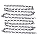 thumbnail image 2 of Cadena colgante de 2 uds., un metro, anticorrosión a prueba de herrumbre, montaje conveniente, cadena de accesorio de iluminación para comederos de pájaros DIY, gris, 2 of 10