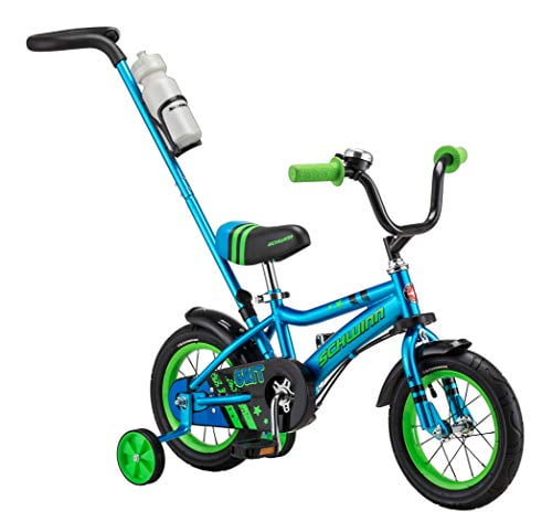 12 Schwinn Orange Grit Boys Bike with Removable Push Handle Walmart