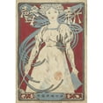 thumbnail image 2 of Yûki Somei 14x18 Gold Ornate Wood Frame and Double Matted Museum Art Print Titled - New Voice (1902-01), 2 of 4
