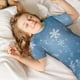 thumbnail image 4 of Balery Snowflakes1 Conjunto de Pijama Infantil de Manga Corta con Estampado – Ropa de Dormir de Algodón Suave-4X-Large, 4 of 5