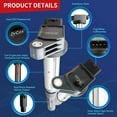 thumbnail image 3 of DrCax OEM Ignition Coil UF487 C1601 90919-A2007 Compatible with Lexus Toyota Lotus ES350 RX350 RX450h Avalon Camry Highlander RAV4 Sienna Venza Evora - 3.5L V6 Engines - 1 Pack, 3 of 6