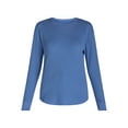 thumbnail image 5 of Time and Tru Women’s Essential Thermal T-Shirt with Long Sleeves, Sizes XS-XXXL, 5 of 5