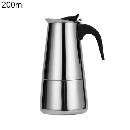 

Naierhg Multi-function Stainless Steel Coffee Pot Mocha Cafe Latte Stovetop Percolator