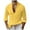 Yellow, variant on Xzbqbs Mens Cotton Linen Henley Shirts Casual Long Sleeve Solid Color Button Down Pullover Lightweight Slim Shirts with Pocket