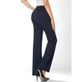 Weardear Women's Stretchy Bootcut Dress Pants with Pockets Tall, Petite, Regular for Office Work