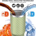 thumbnail image 3 of Modern 30oz Handheld Travel Tumbler with Handle – Double Wall Stainless Steel Insulated Cup, Flip Straw Lid, Leak-Proof & BPA-Free for Hot and Cold Drinks – Durable Coffee & Juice Mug White, 3 of 7