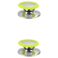 thumbnail image 2 of kurtrusly Bouton de Couvercle de Pot en Acier Inoxydable Anti-Brûlure Remplacement Poignée de Couvercle de Poêle Accessoires Modifiés Vert Grand 2Ensemble, 2 of 6