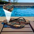 thumbnail image 4 of POLERO Womens Norwegian Forest Cat Flip Flops Cushion Yoga Mat Footbed Book Summer Beach Lightweight Beach Sandals for Woman, 4 of 7