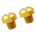 thumbnail image 1 of Redempat Enhanced Performance M10x25 Rearview Mirrors Thread Hole Plug Screw Bolts Gold Positive 10mm 1Set, 1 of 6