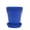 Blue, variant on Mintra Home Garden Pots 4pk - Flowers, Herbs, Plants, Indoor, Outdoor, Colorful, Wholesale, Bulk (Fuschia, 17cm Diameter (6.6in))