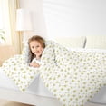 thumbnail image 3 of Erosebridal Yellow Floral Full Size Comforter Sets for Girls, Chic Flower Bedding Sets, Reversible, 3pcs, 3 of 6