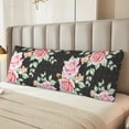 thumbnail image 2 of Fotbe Rose Flowers Funda para Almohada Corporal con Diseño, Funda de Microfibra Ultrasuave de 20x54 Pulgadas, Ropa de Cama Elegante, 2 of 7