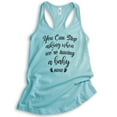thumbnail image 1 of You Can Stop Asking When We're Having A Baby Now Tank Top, Ladies Racerback Tank Top Announcement Pregnancy, Cancun, Medium, 1 of 3