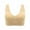 Beige, variant on Plus Size Air Permeable Cooling Summer Sport Yoga Wireless Bra on Clearance