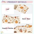thumbnail image 3 of FORMRS Long Sleeve Top and Pants Pajama Set for Niños 2-Piece Sleepwear, Sizes 18M-8Y, Fall Beige Pumpkin, 3 of 6