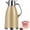 Gold, variant on Stainless Steel Thermal Carafe Double Wall Insulated Vacuum Jug Vacuum Insulated Coffee Pot with Press Button Top 24 Hrs Heat Cold Retention for Coffee Milk Tea Beverage Juice etc