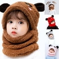 thumbnail image 6 of Balaclava Wind-Resistant Winter Fuzzy Plush Ski Face Mask for Adult Kids Warm Face Cover Cute Animal Ears Hat Cap Scarf, 6 of 19