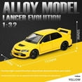 thumbnail image 1 of JDM 1:32 Mitsubishi Lancer Evolution Ninth Super Racing Metal Alloy Diecast Car Model Outdoor Collection Hobby Boutique Gift Boy, 1 of 6