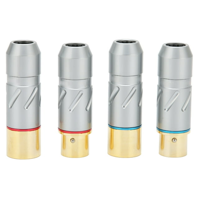 Cable de audio para micrófono Monosaudio XLR de 3 núcleos con conector de cobre puro chapado en oro de 24 quilates.