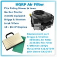 thumbnail image 7 of HQRP Air Filter Kit (Cartridge w/ Pre-cleaner) for John Deere L120, L118, L111, 125, 135, 145, 155C, 190C Lawn Tractor, GY20575 GY21056 Replacement, 7 of 7