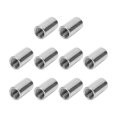 thumbnail image 4 of 10Pcs Round Coupling Nut Stainless Steel Female Thread M10 Connector Nut Kit for Maintenance, 4 of 5